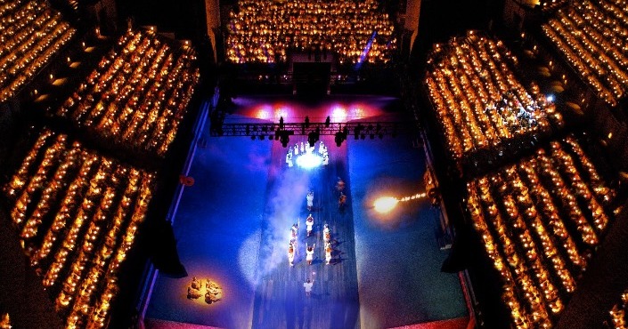 Discovery Xcaret at Night